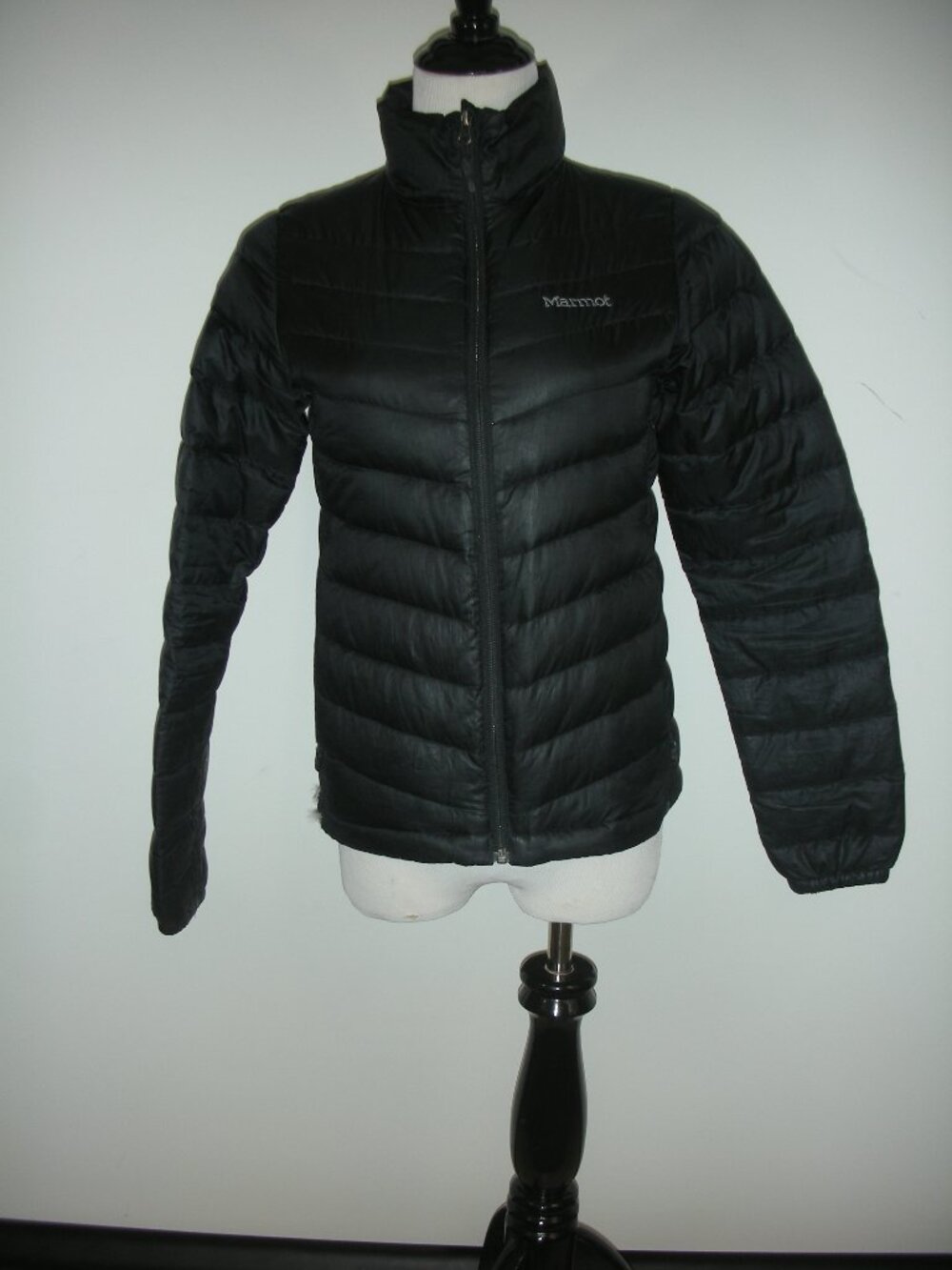 Marmot 700 Fill Down Black Puffer Jacket Lightweight Outdoor XS